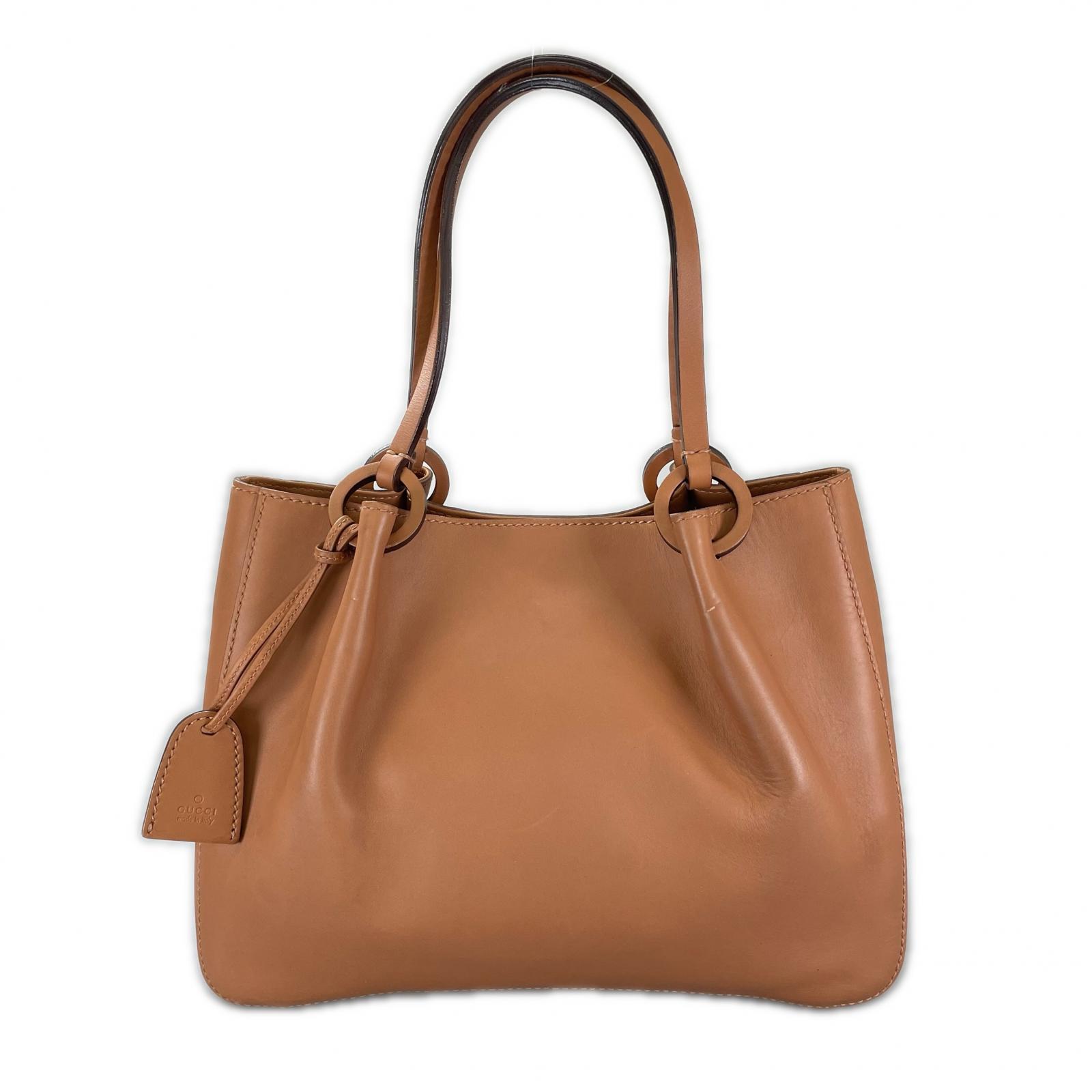 

GUCCI 101919 Handbag Camel Women used