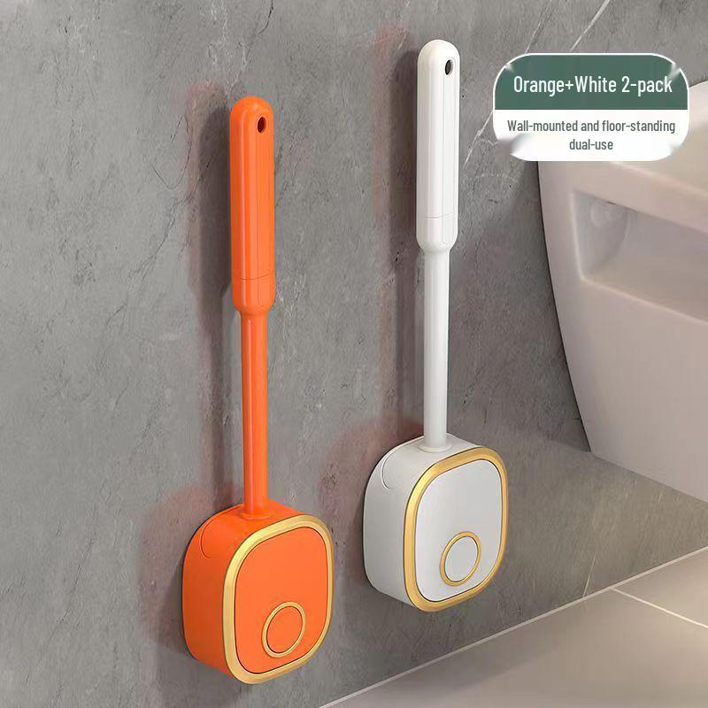 Nástěnná WC štětka, Design bez mrtvých úhlů pro efektivní čištění koupelny