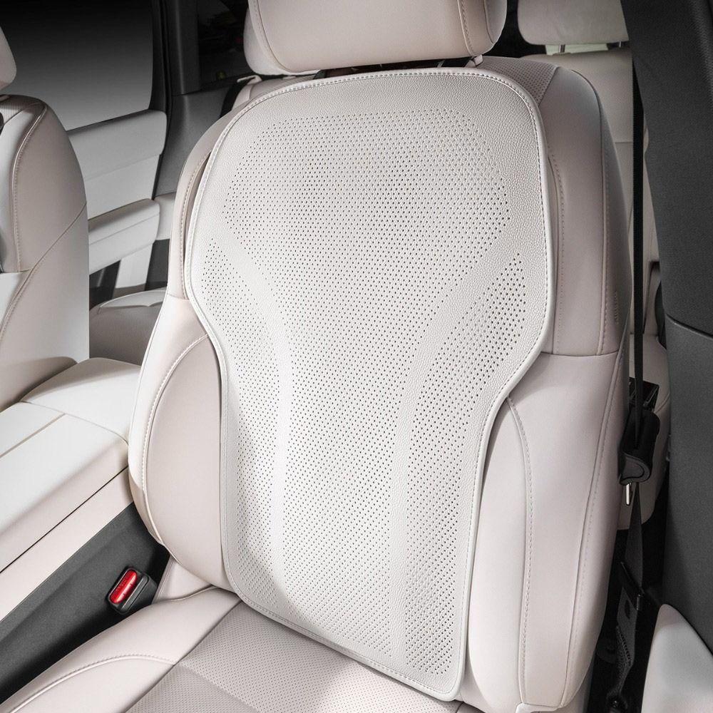 Leather Seat Back Cover Non-slip Surface Summer Car Back Cushion Universal Car Accessories