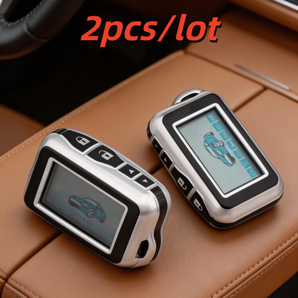 

2pcs/lot Car Key Case Covers For Starline E90 E91 E60 E61 E95 E63 E65 E66 E96 E93 Two Way Car Alarm LCD Remote Fobs Shell Cases