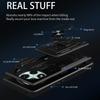 For Xiaomi Redmi Note 14 Pro 5G/Poco X7 5G Case PC+TPU Kickstand Phone Back Cover with Camera Slider