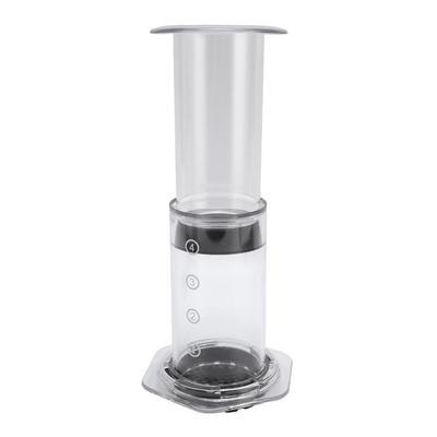 300ml Transparent Outdoor Portable Hand Press Coffee Maker Hand Brewing Coffee Press Pot For Travel