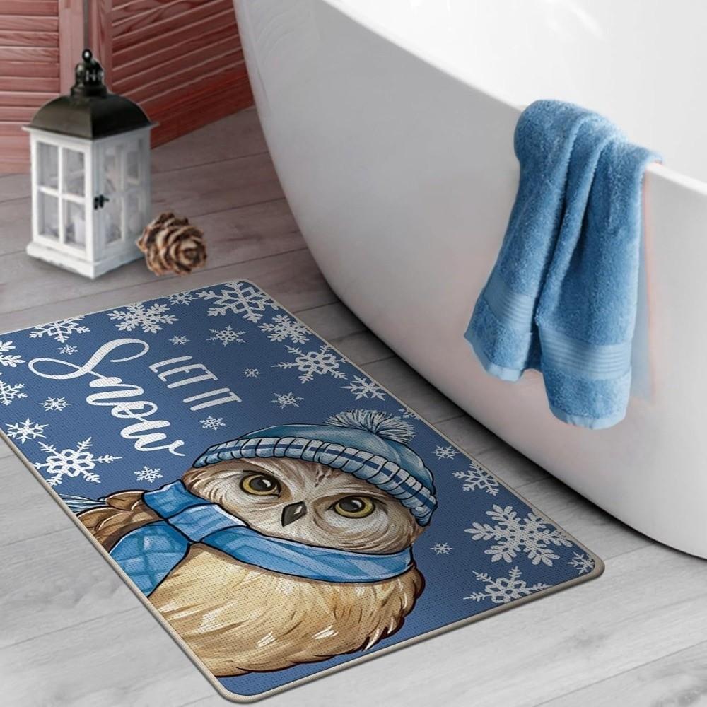 2D Flat Printed Christmas Floor Mat Non-Slip 3D Illusion Rug Round Vortex Carpet Outdoor