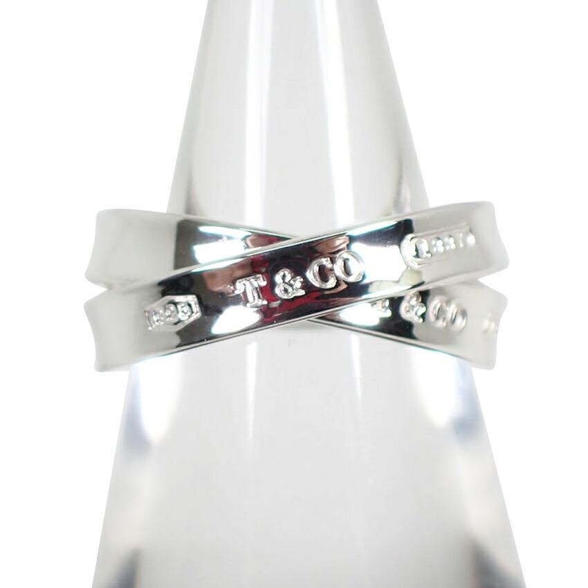 

[Б/у] Двойное кольцо TIFFANY 925 Нет. 6 [г317-88]