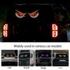 Car Devil's Eye, Car Lights, Car Sedans, SUVs, Rear Windows, Car Stickers, LED Dynamic Display Screen Decoration Accessories