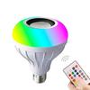 AC 85-265V E27 LED12W Light Bulb RGB Multi-colour Change Bluetooth Speaker Music Playback Function Bedroom Christmas Party Decoration