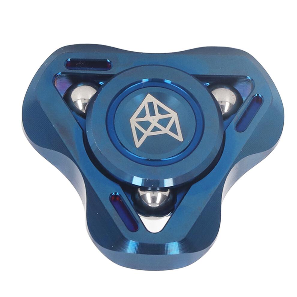 Mini Fidget Spinner For Anxiety Relief Smooth Surface Round Corner Removable Bearings Long Spin Time Durable Construction Pocket Size Metal Toy For