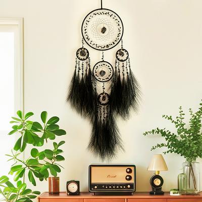 Bohemian Dream Catcher Hand-woven Feathers Wind Chimes Creative Wall Pendants For Living Room Bedroom Birthday Festival Gifts