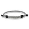 3MM Waterproof Surfering Rope Bracelets Men Adjustable Nautical Rope Bracelet Women Black Stainless Steel Sport Buckle