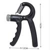 R-Shape Adjustable Size Hand Grip Active Strength Countable Exercise Strengthener Gripper Spring Finger Pinch Carpal Expander