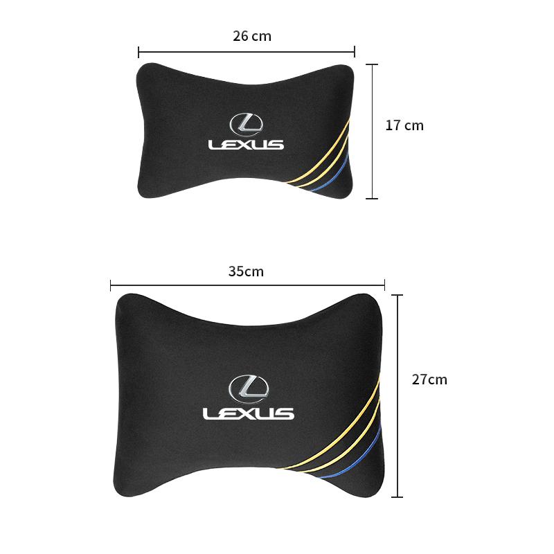 Sleutelhanger Suede Autostoel Hoofdsteun Lendenkussen Voor Lexus Fsport RX330 IS250 Ct200h ES300h RX350 IS300h Auto Interieur Hoofdsteun