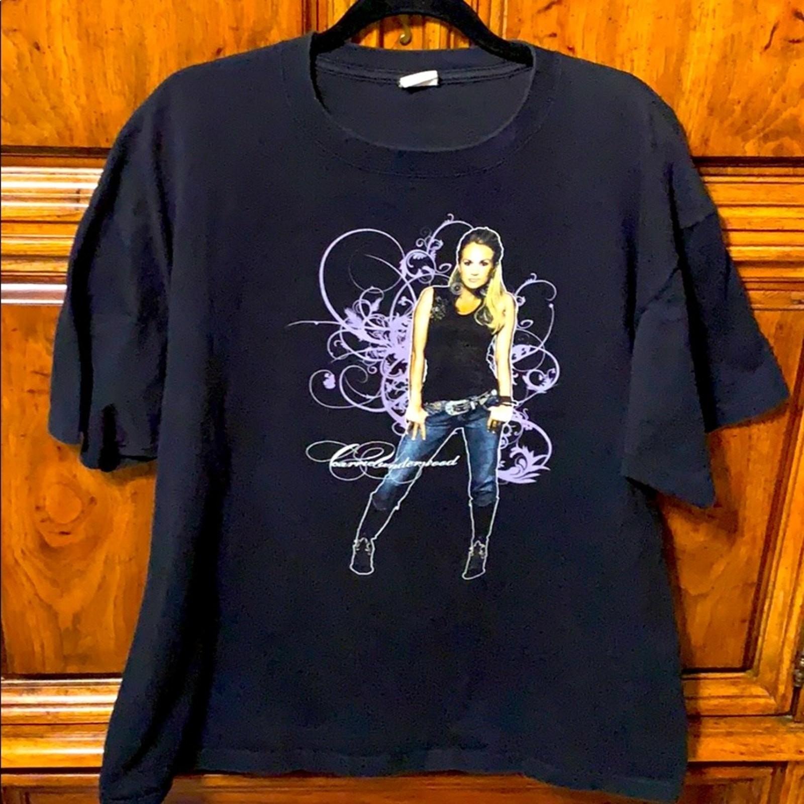 Carrie Underwood Shirt Men s 2X Carnival Ride Tour Vintage Anvil Tag Country Rap S