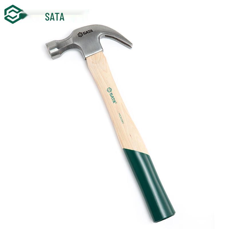 SATA Wooden Handle Claw Hammer