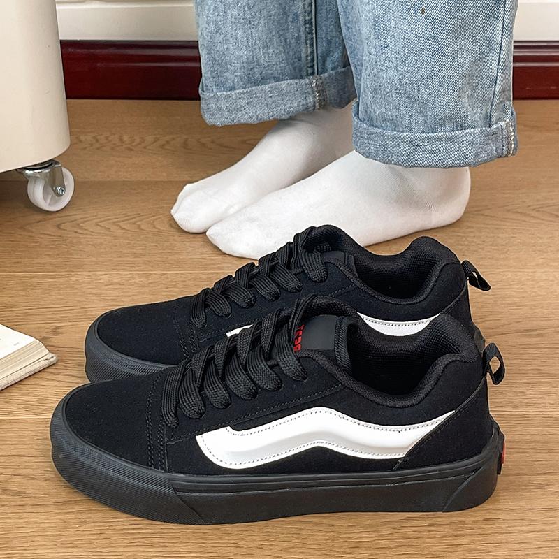 Zapatillas de Lona Casuales Retro Unisex Diseño de Nicho Zapatos de Caña Baja para Pareja Tallas 35-44 para Streetwear Caminar Viajar y Uso Diario