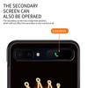 Etui Na Telefon Zflip4 Dla Samsung Z Flip3 5G z flip 3 5G zFlip Pokrowiec Muszla Na Telefon Komórkowy Caso Telefon Komórkowy Fundas Mama Królowa Księżniczka
