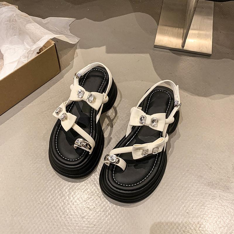 Sandals Women's New Summer Wear In 2025 Casual Fashion Beach Sandals Platform Cool Slippers Fairy Style Sandals