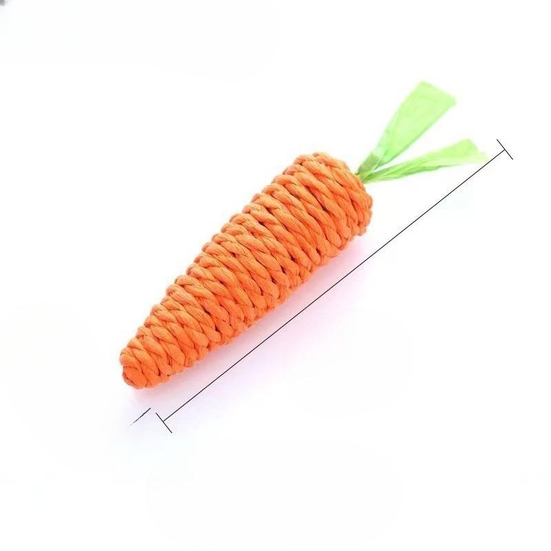 Pet Cat Toy, Hemp Rope, Carrot Cat Toy, Carrot Cat Toy, Hemp Rope, Self-entertaining Toy
