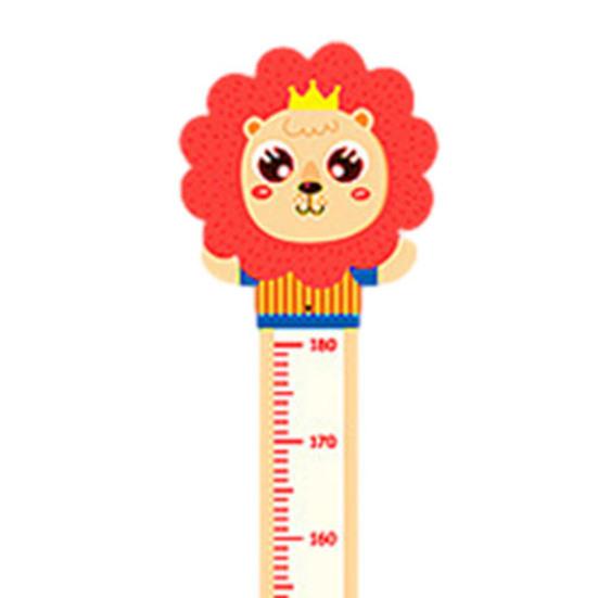 Kids Growth Chart Wall Sticker Bedroom Play Room Nursery Cartoon Animal Boys Girls Baby Height Measuring Ruler Decal