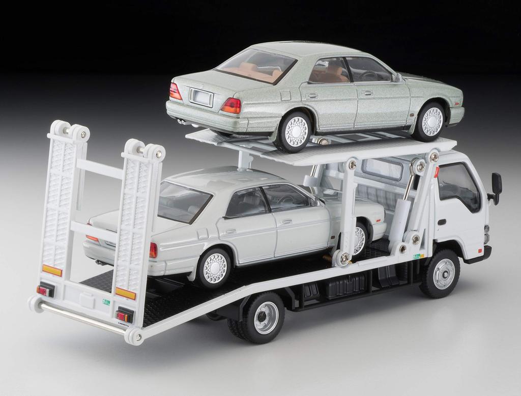Tomica Limited Vintage Neo Scale Isuzu Elf Hanamidai Auto Safety Loader Big Wide White Finished Model 1/64 LV-N191a