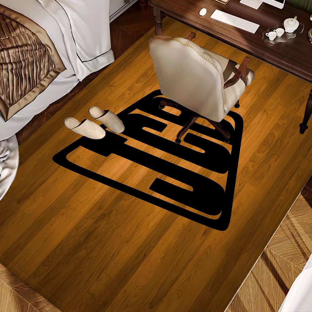 Excavator J-JCB Logo Hallway Carpet Non-Slip Laundry Room Mat Laundry Decor Balcony Child Living Room Toilet Rug