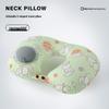 Compact Inflatable U-Shape Travel Pillow Neck Support - Press to Inflate, Portable & Storable TPU Airplane Pillow