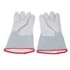 1 Pair 36cm Antifreeze Gloves Thickened Cowhide Low Temperature Protective Gloves for Liquid Nitroge