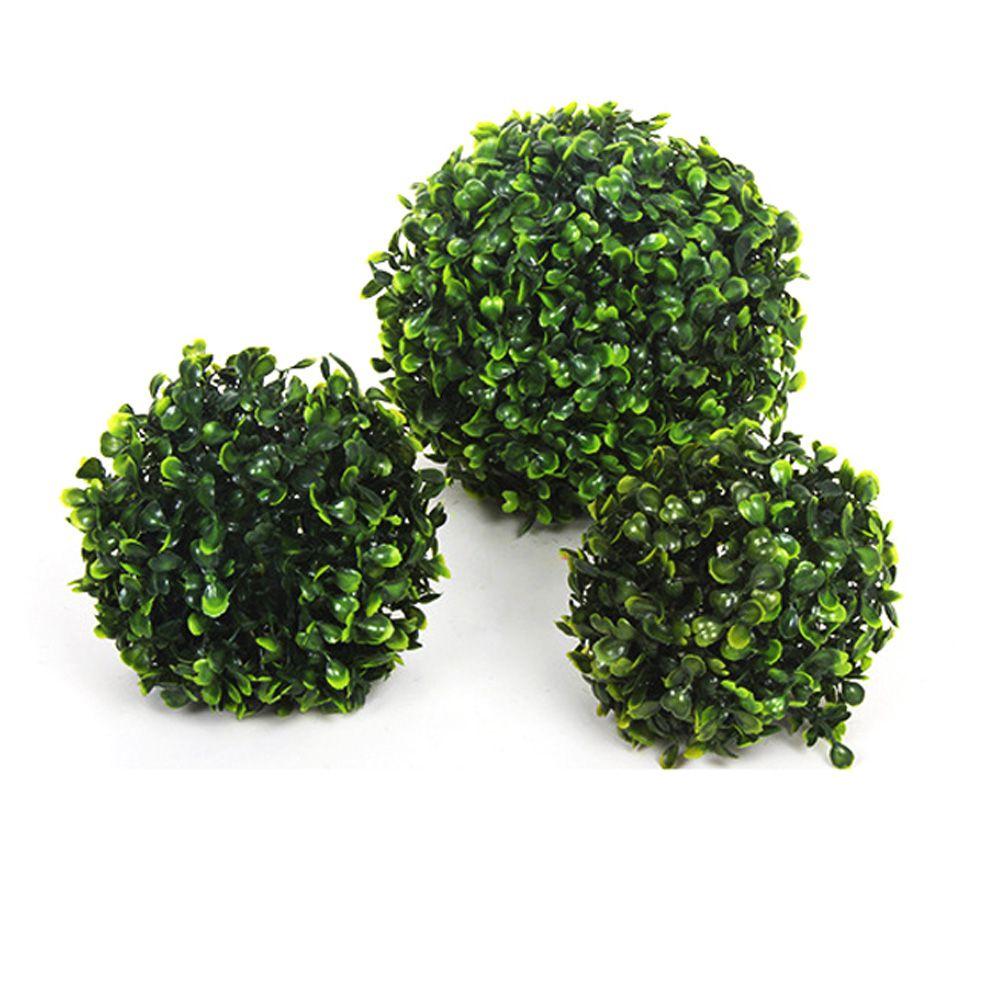 Simulate Indoor Hotel Yard Outdoor Party Artificial Plant Leave Ball Grass Ball Garden Decoration