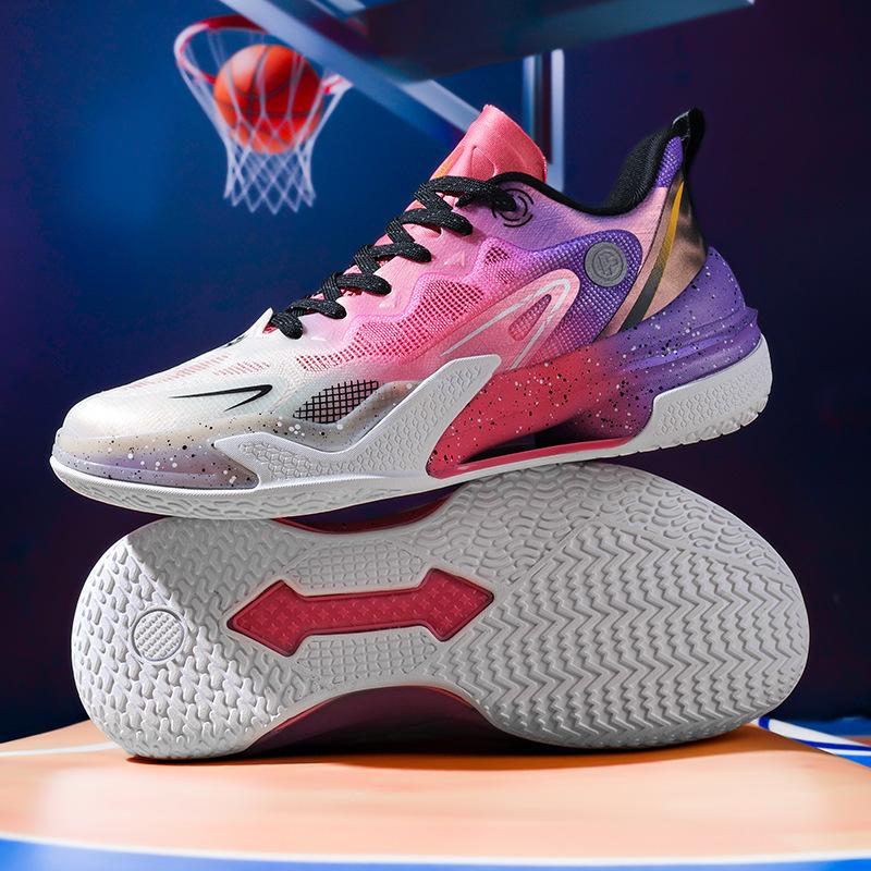 Mesh basketball shoes non-slip, wear-resistant and shock-absorbing professional actual competition shoes, middle school students, sports shoes