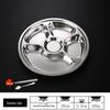 Stainless Steel Divided Lunch Plate