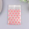 50 Piezas Bolsa Autoadhesiva de Plástico Transparente con Forma de Estrella para Joyería, Porta Tarjetas de Caramelo, Almacenamiento de Fotos de Animación, Bolsas para Paquetes de Regalo