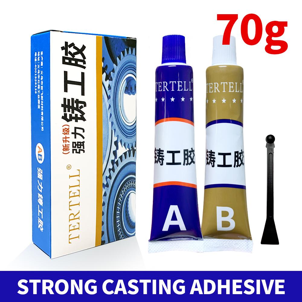 AB Type Casting Repair Glue High Temperature Resistant Liquid Metal Welding Filler Metal Repair Glue Caulking Agent Extra Strong