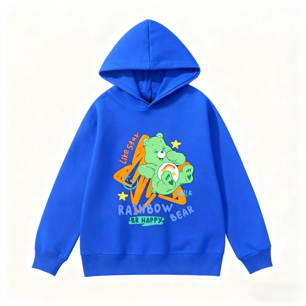 New Style Cartoon Little Dinosaur Bear Children's Sweatshirt Autumn and Winter Warm Children's Hoodie Boy Girl Clothing