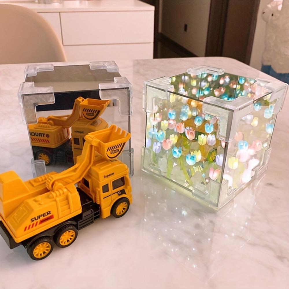 DIY Tulip Night Light Kit - Battery Operated, Smart Home Decor for Bedroom & Valentine's Day, Birthday, Halloween & Christmas Gifts!