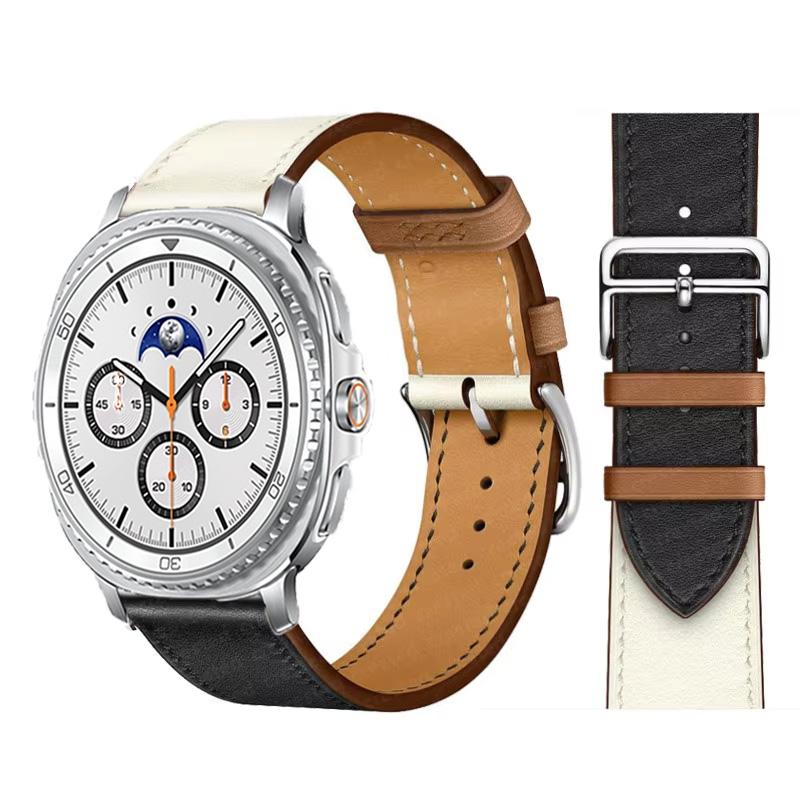 Band for Samsung Galaxy Watch 8/8 Classic/Ultra 2026 47mm 44mm 40mm 46mm Leather Wrist Belt Correa Bracelet Galaxy watch 8 Strap