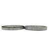 2pcs Aluminum Alloy 6.5inch Speaker Mount Speakers Pad Adapter Plates Bracket Ring Mat Car Refit 6.5''