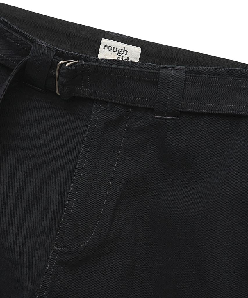 Leopeusaideu Belted Flight Pants Black
