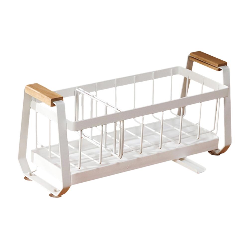 

Sink Caddy Organizer & High Brush Holder Kitchen Countertop Organizer Multifunctional Countertop Sink Caddy for Kitchen Bathroom