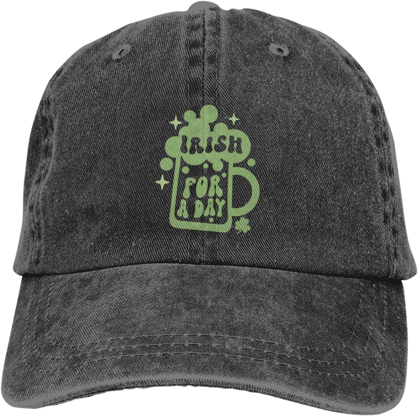Dublin Ireland Shamrock Vintage Distressed Baseball Cap Adjustable Golf Dad Hat Casual Unisex One Size