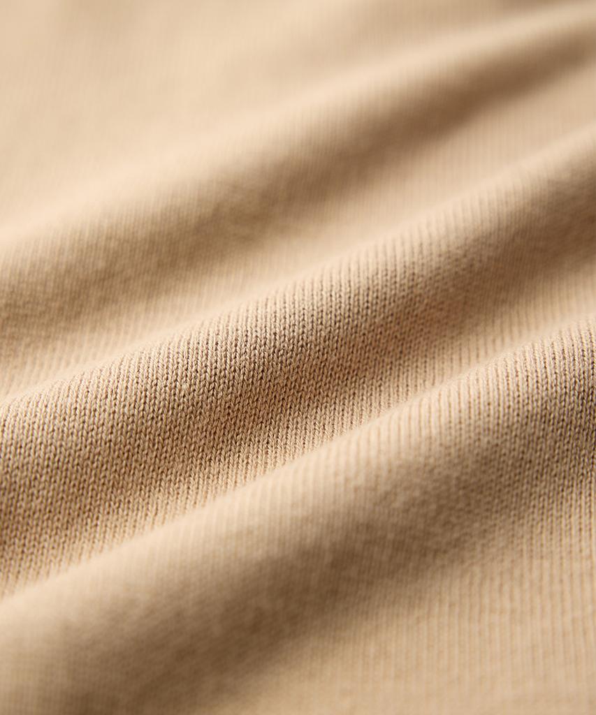 Guernsey Woollens Cotton V-Neck Cardigan - Light Camel