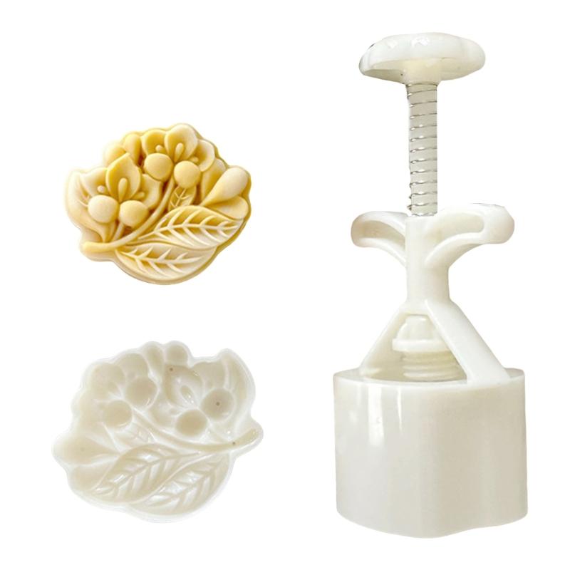 Dessert Molds Traditional Molds Set Flower Shape Cake Molds Set Pastry Molds ABS Texture Dessert Tool for Baking Use