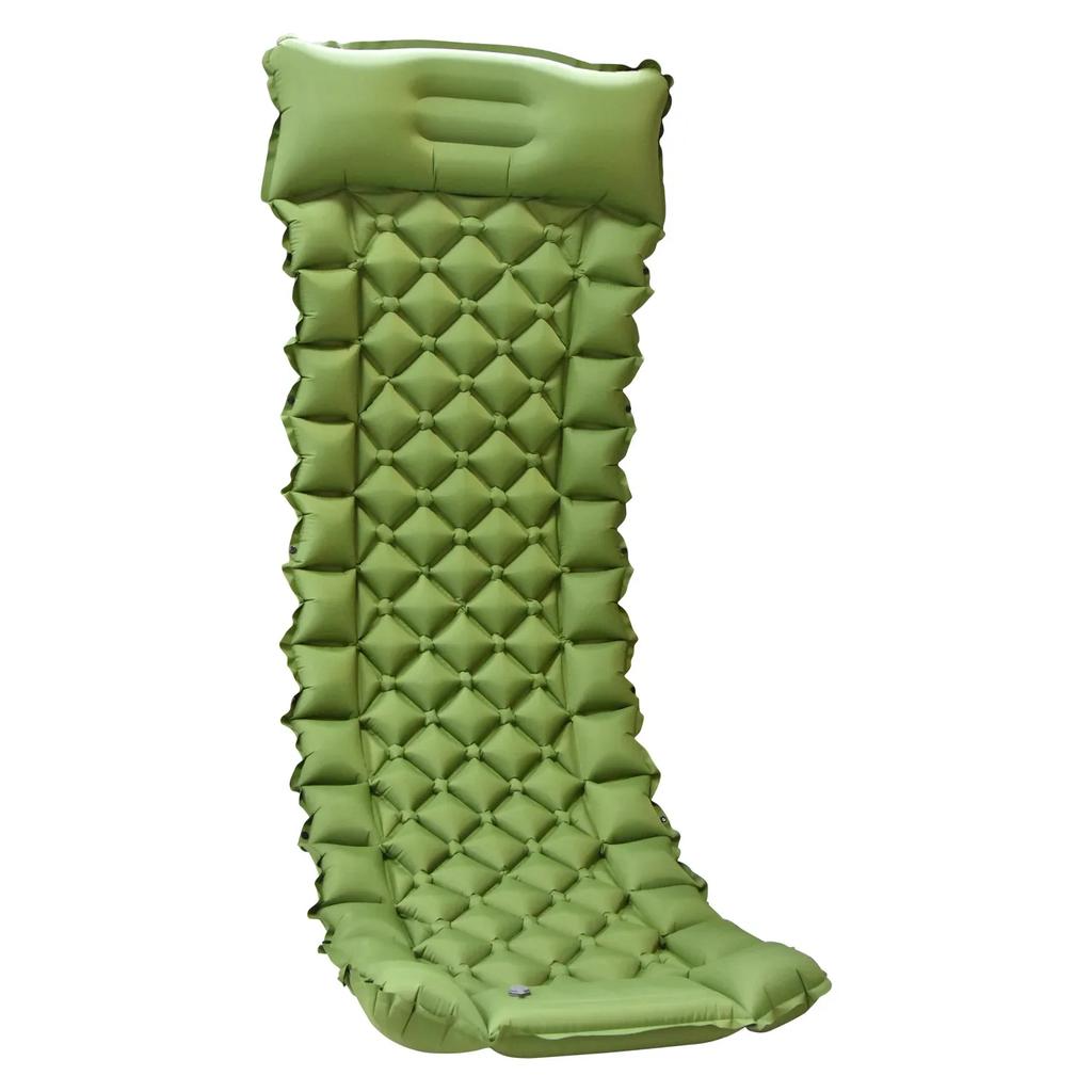 Products Outdoor Inflatable Mattress Portable Picnic Camping Inflatable Mat TPU Patchwork Foot Inflatable Single Mattress