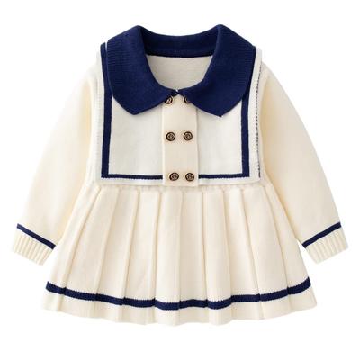 Reegoo Peter Baby und Perfekt für Schrein und Größe Alter Monate Mädchen Kinderkleid, Pullover im Matrosenstil, Formell, Frühling, Herbst, Winter, Besuche,