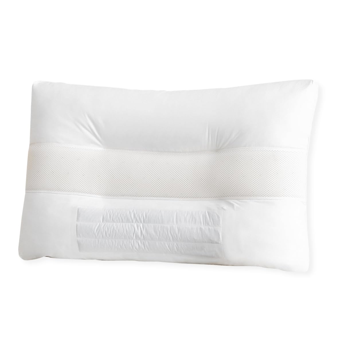 

Подушка Коллективного Разума: Подушка для облегчения боли в шее, удобная подушка для сна для тех, кто предпочитает более низкую подушку, сделана из дышащей гречневой лузги и латекса,