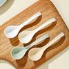 1-Piece Asian Soup Spoon, Ceramic Chinese Style Spoons Ramen Spoon Retro Porcelain Spoon, 6.5 inches