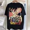 Dragon Ball Tshirt Mens Pure Cotton Casual  Round Neck Tshirt Short Sleeve Clothing Summer Sports Casual Short Sleeve Top