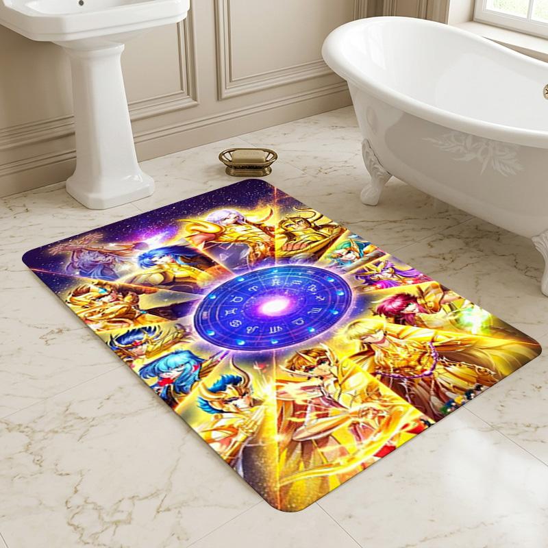 Zodiac Heroes Living Room Nonslip Area Rug Soft Carpet For Bedroom Game Playroom Sofa Office Home Decor Doormat Christmas Gift C9301396