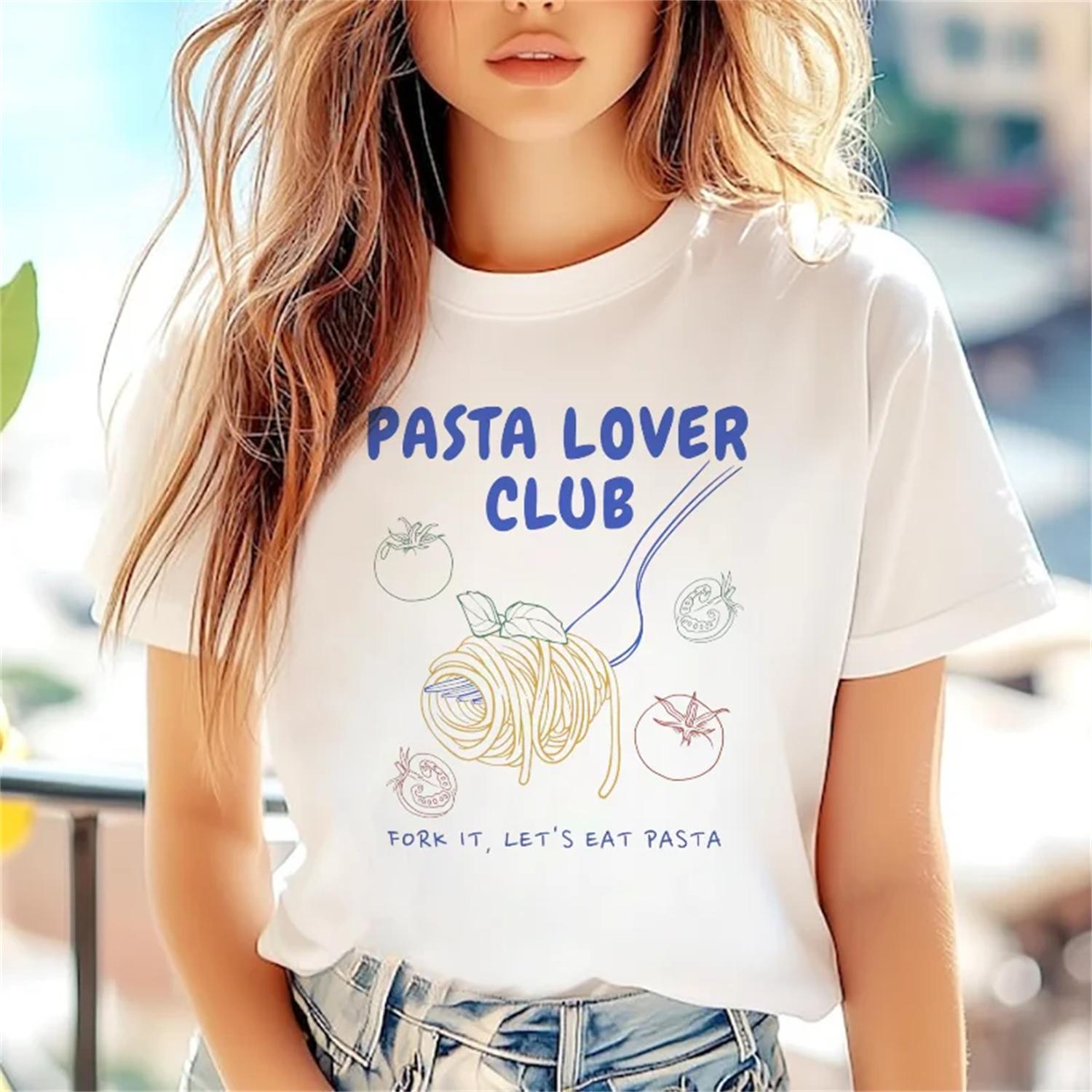 

T-Shirt Women s Top Cute Spaghetti Pattern Short Sleeved Printed Clothing Casual Women s Fashion Summer Basic Cartoon T-Shirt XXXXXL
