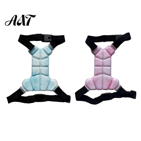 Outdoor Dog Cooling Accessories Vest, Breathable Coat with Gel Ice Packs, Pet Overheating Prevention Gear Summer Jacket for Large Medium
