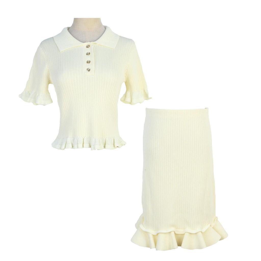 European & American Retro French Doll Collar Slim Knit Fishtail Dress