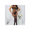Fishnet Garter Belted Stone Bikini Body Stocking